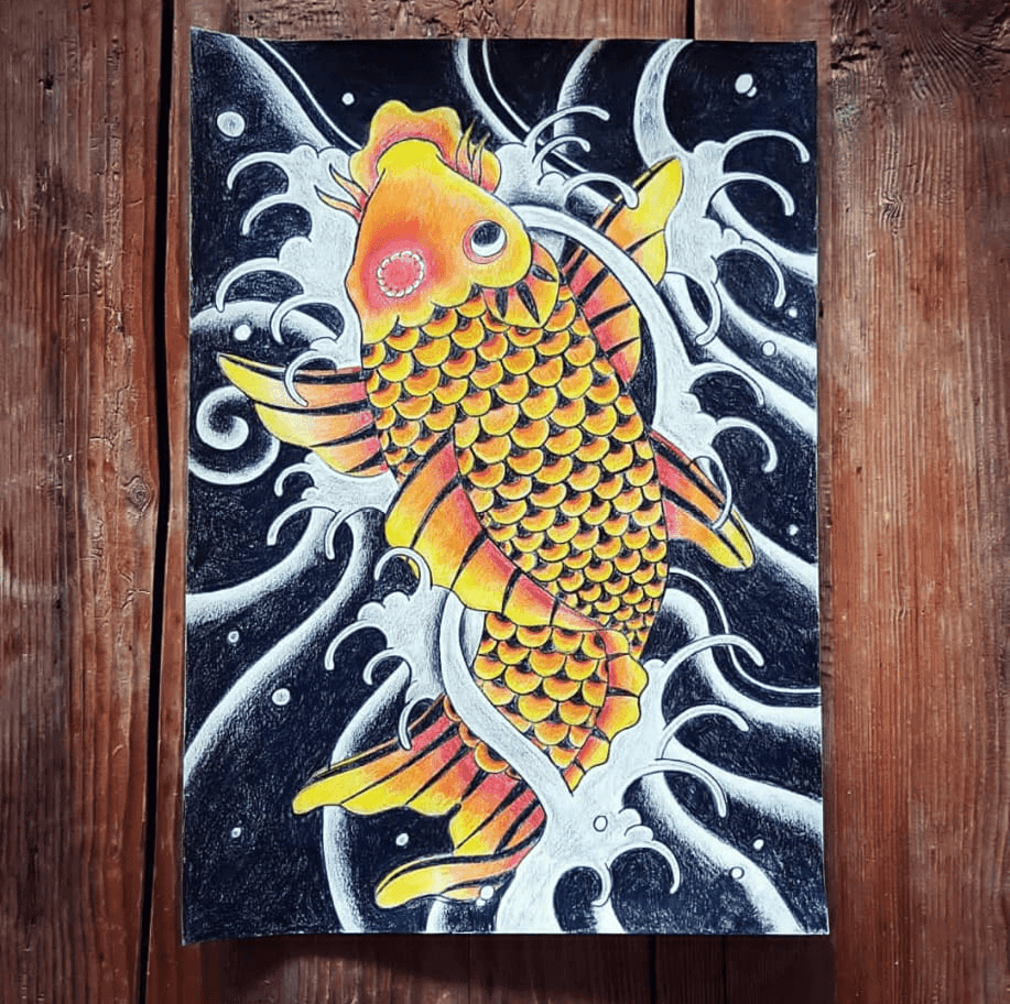 Koi painting