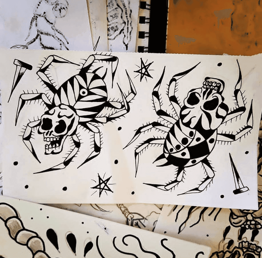 Sketchbook tattoo art